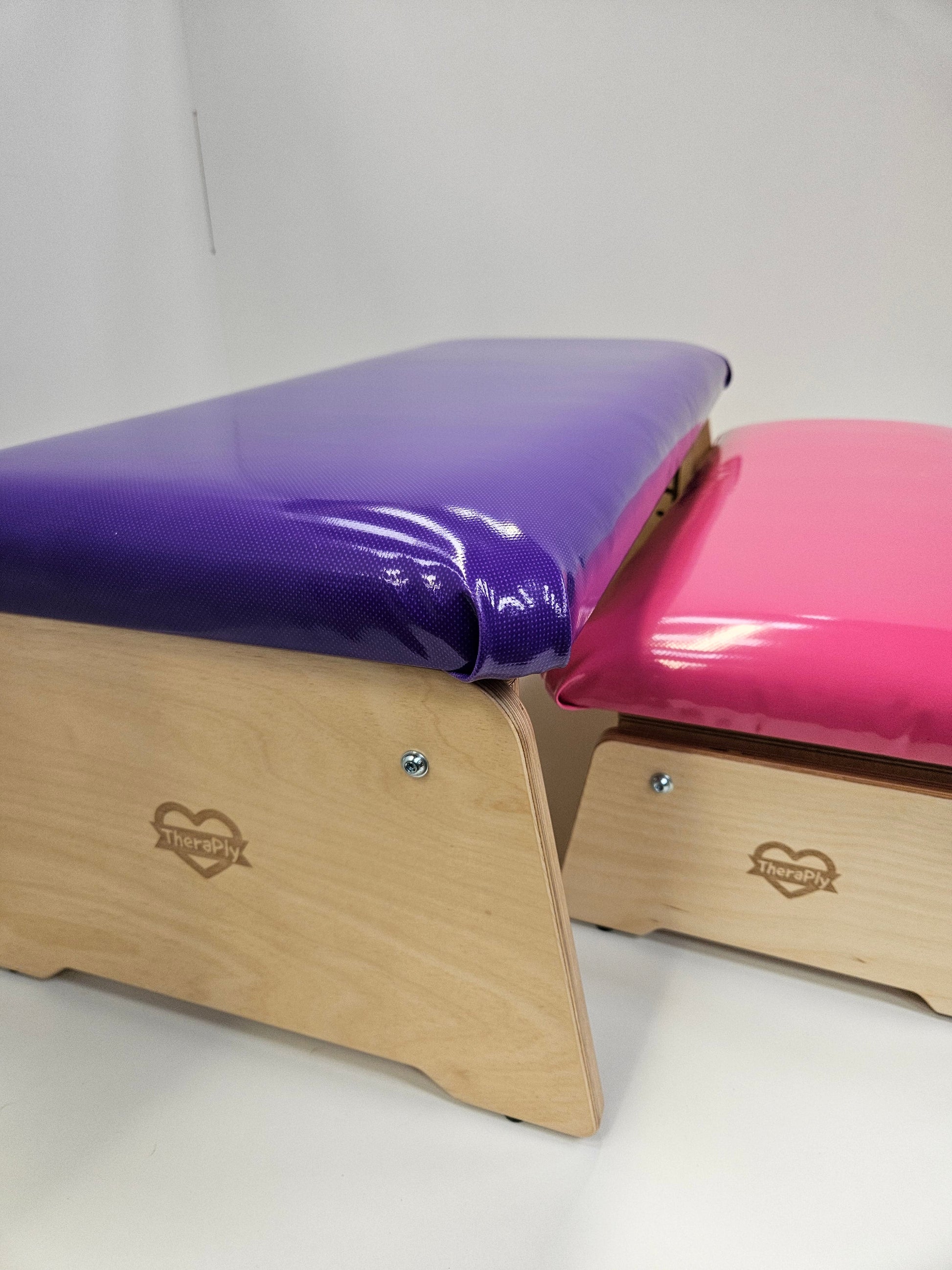 Pink and Purple Small and Large Therapy Benches