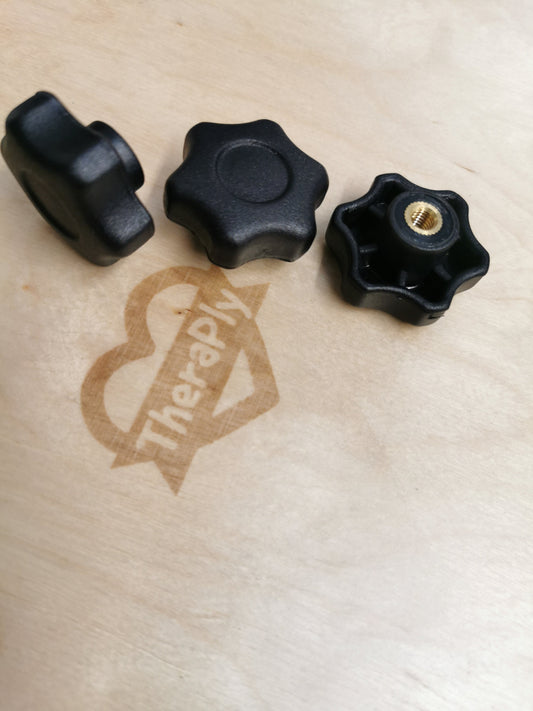 Black Knob/Wheel for adjusting tilt/height spare parts