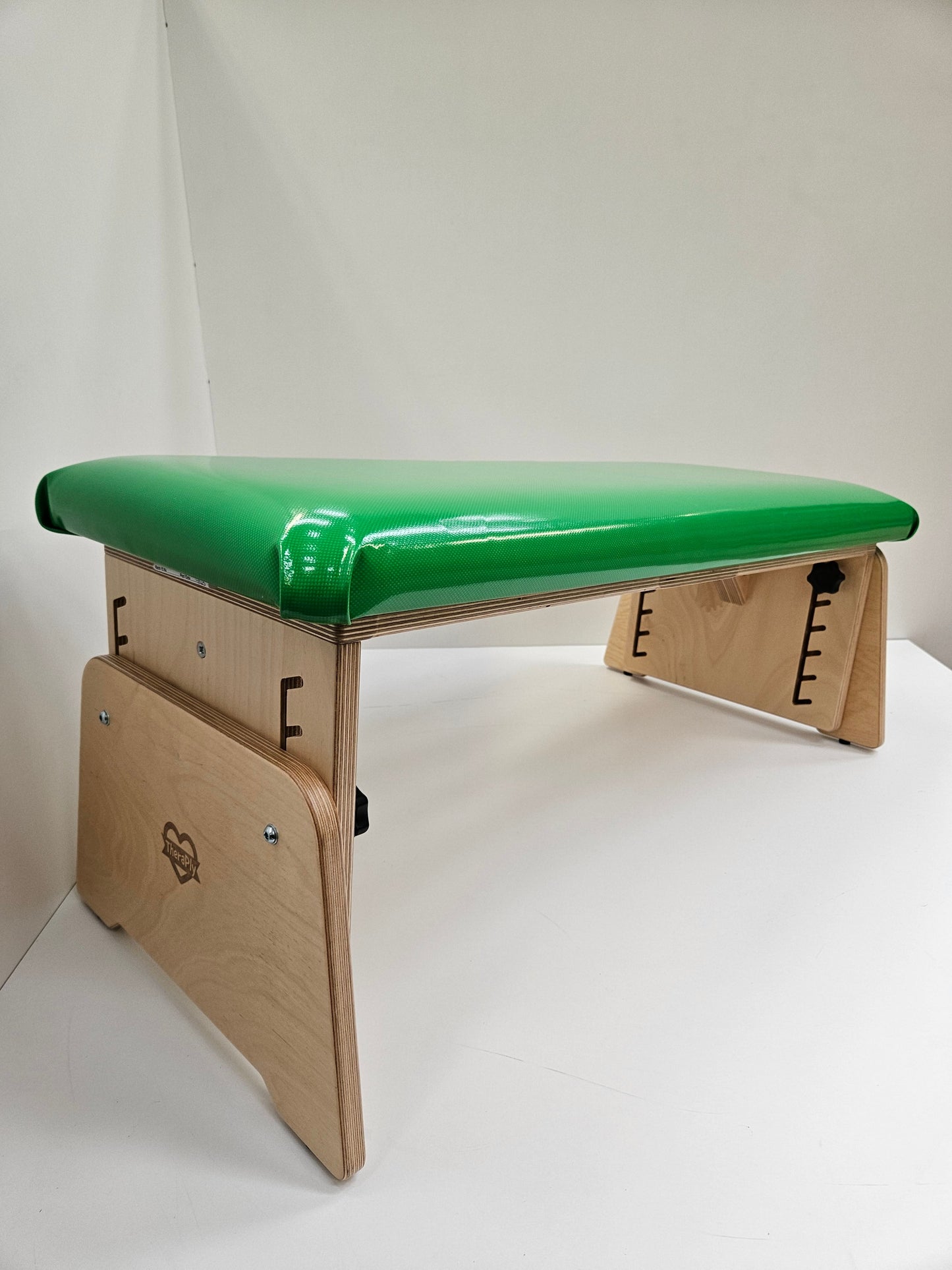 Green TheraPly therapy bench (elevated)