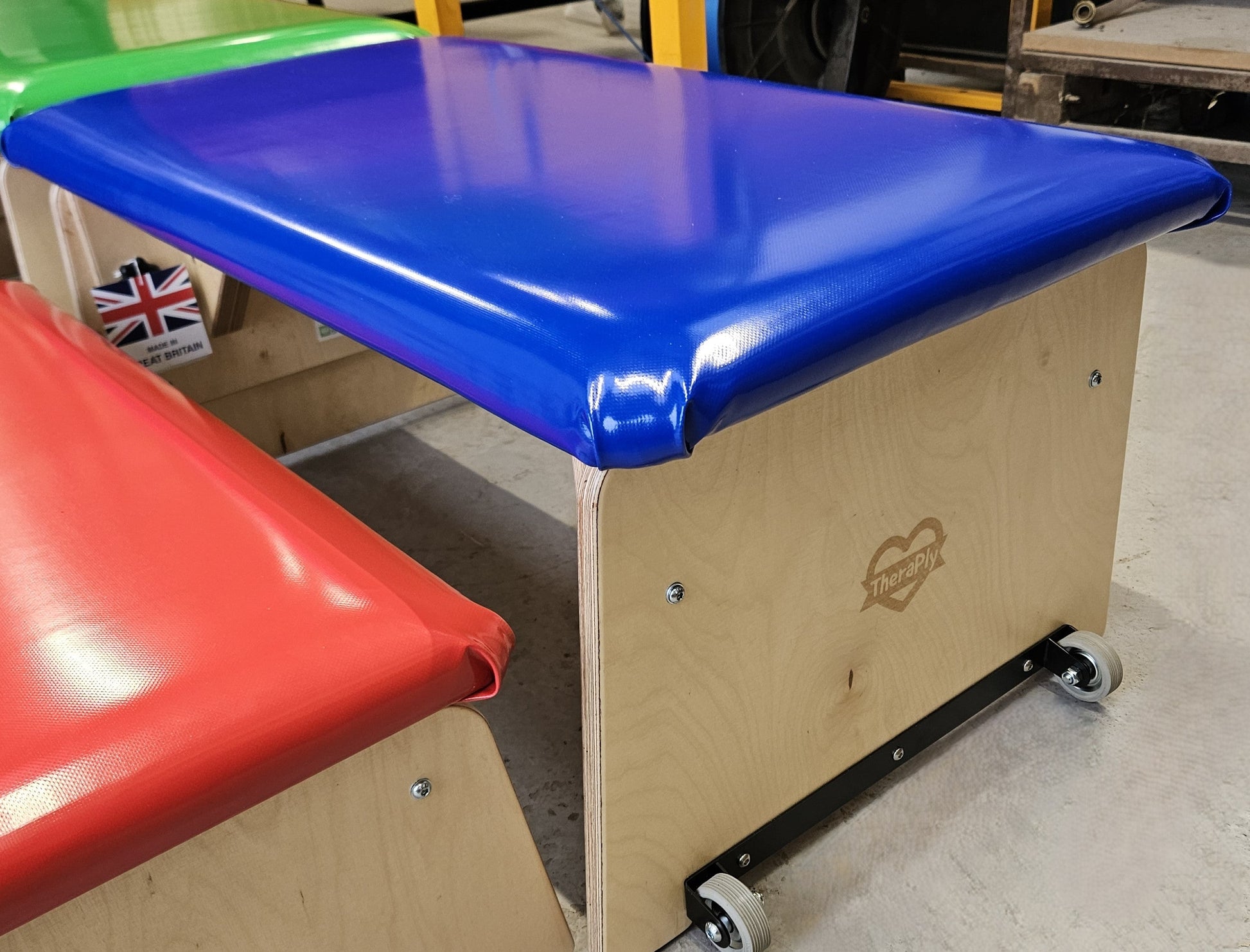 Extra-Large Blue Therapy Bench