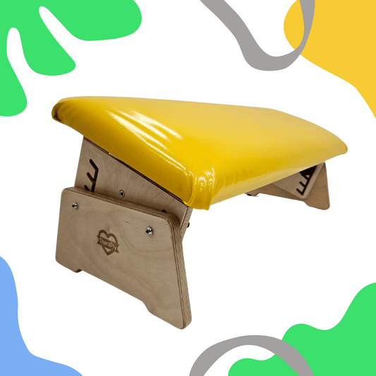 Yellow TheraPly therapy bench - small