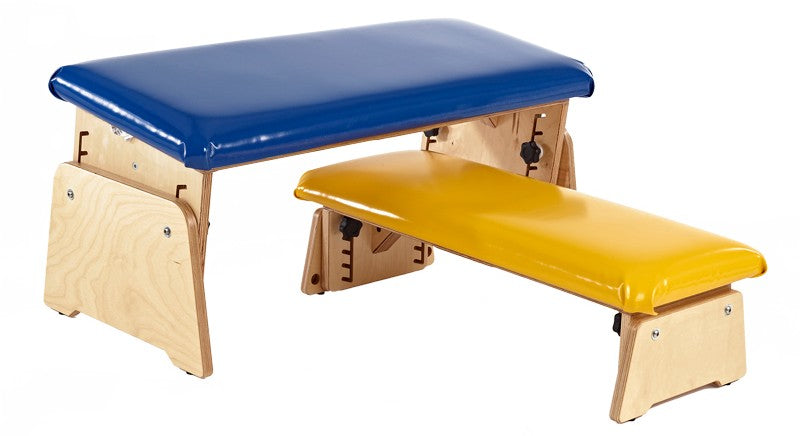 Large Blue & Small Yellow therapy bench